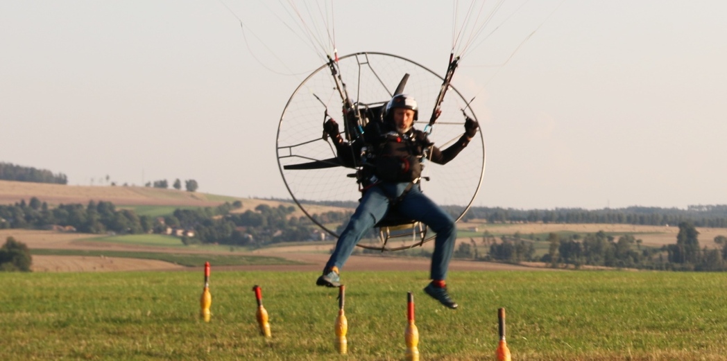 Luboš při technické disciplíně - bowling